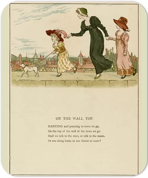 Illustration, On the Wall Top