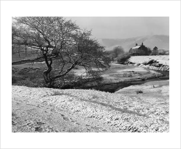 Derbyshire Snow Scene