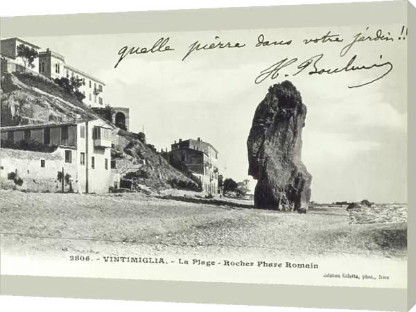 Ventimiglia, Italy - The Roman Lighthouse Rock