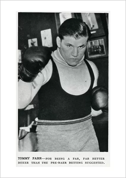Tommy Farr boxer