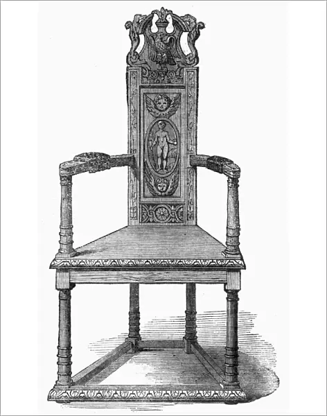 Alexander Popes Chair, 1862