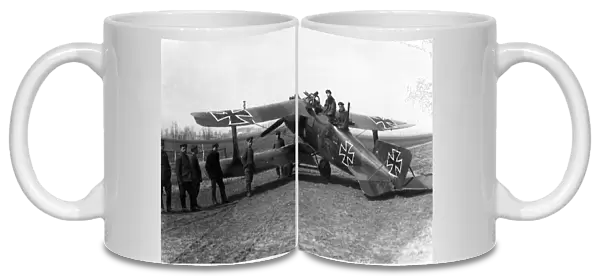 German Roland C. II biplane, WW1
