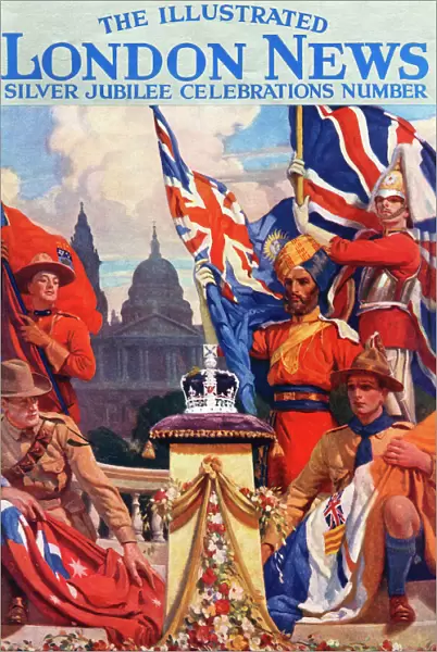 King George V Silver Jubilee celebrations, ILN cover, 1935