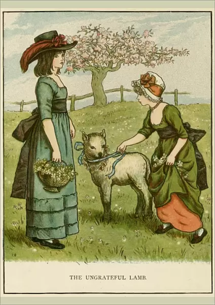 Illustration, The Ungrateful Lamb