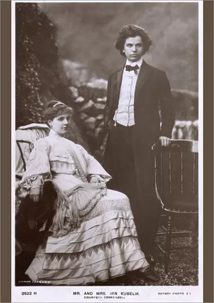 Jan Kubelik and Countess Anna Szell von Bessenyo