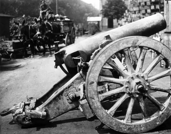 German 15cm heavy howitzer, WW1