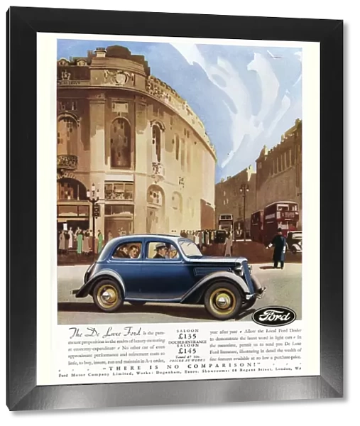 Ford car advertisement, 1935