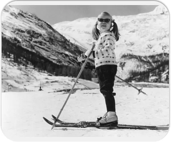 Skiing Girl