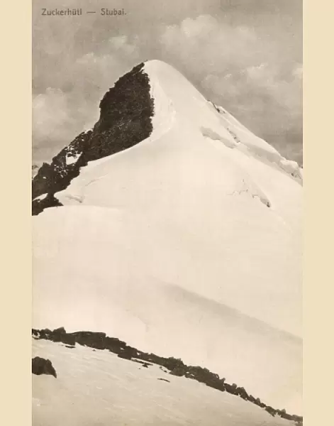 Summit of Zuckerhutl Mountain at Stubal