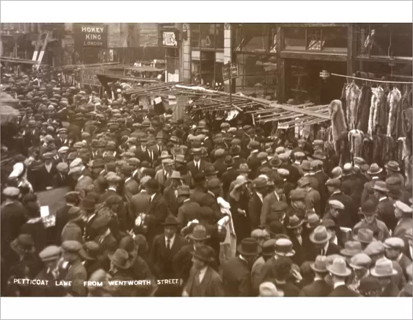 Petticoat Lane, London - View from Wentworth Street