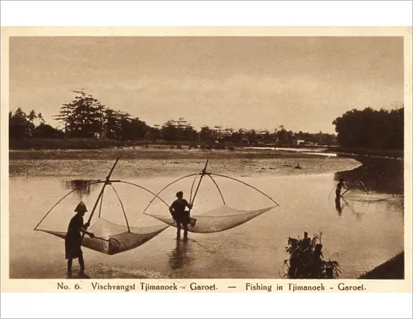 Fishing in Tjimanoek - Garoet, Indonesia