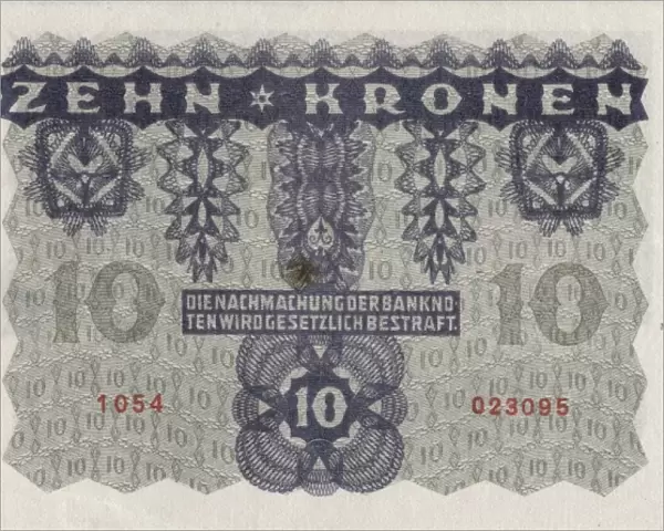 Ten kronen note