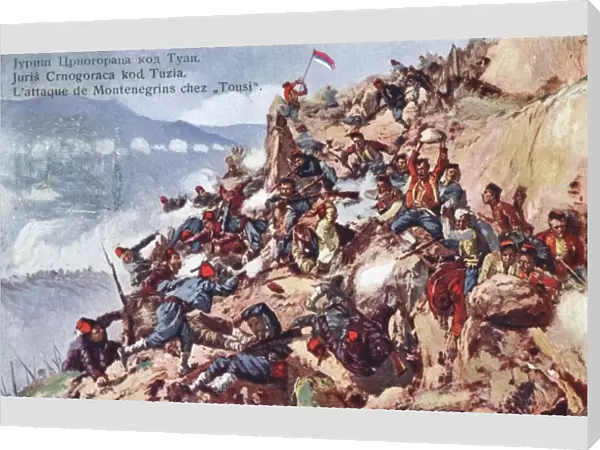 Attack by Montenegran forces at Tuzi