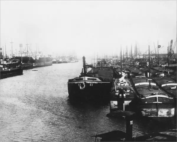 Antwerp harbour, Belgium, WW1