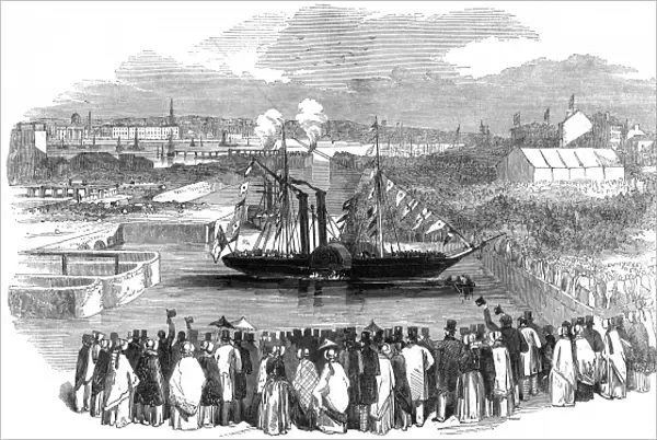 Opening of the docks at Birkenhead