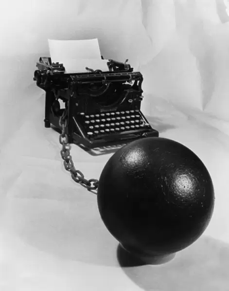 Typewriter, Ball & Chain