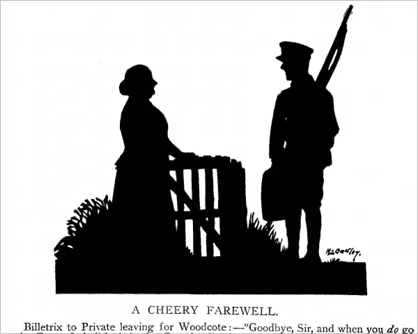 Wartime cartoon, A Cheery Farewell