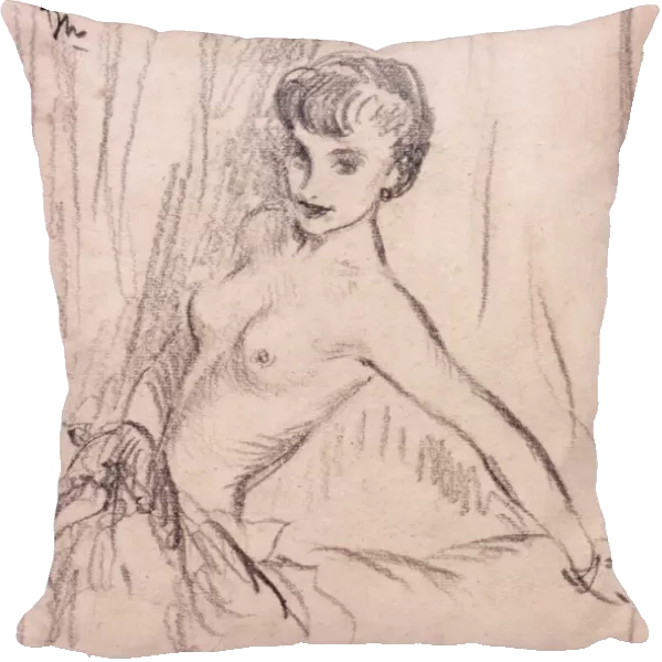 Pin-up preliminary sketch by David Wright