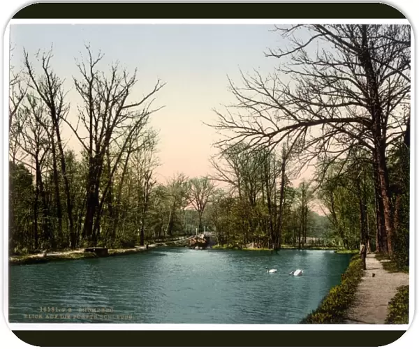 View from the fifth lock, Bromberg, Silesia, Germany (i. e