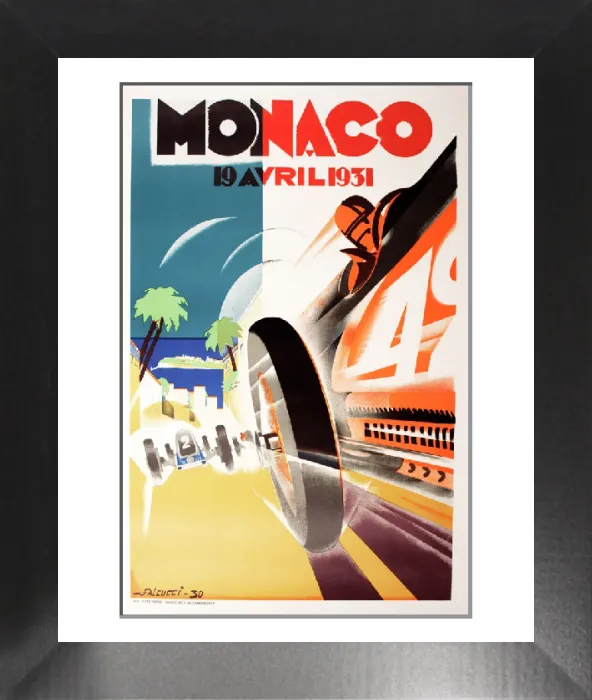 Framed Print : 1931 Monaco Grand Prix Print - Louis Chiron Wins Bugatti Framed Print : 1931 Monaco Grand Prix Print - Louis Chiron Wins Bugatti