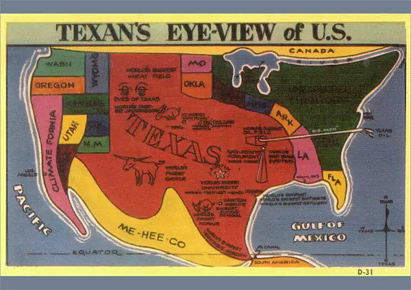A Texans eye view of the USA