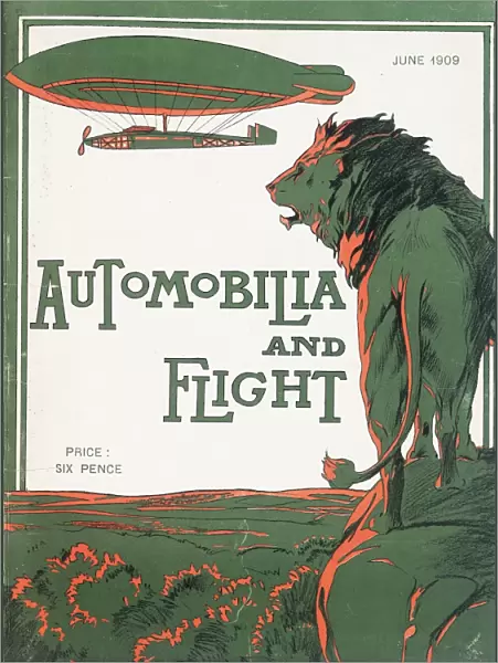 Magazine cover, Automobilia and Flight