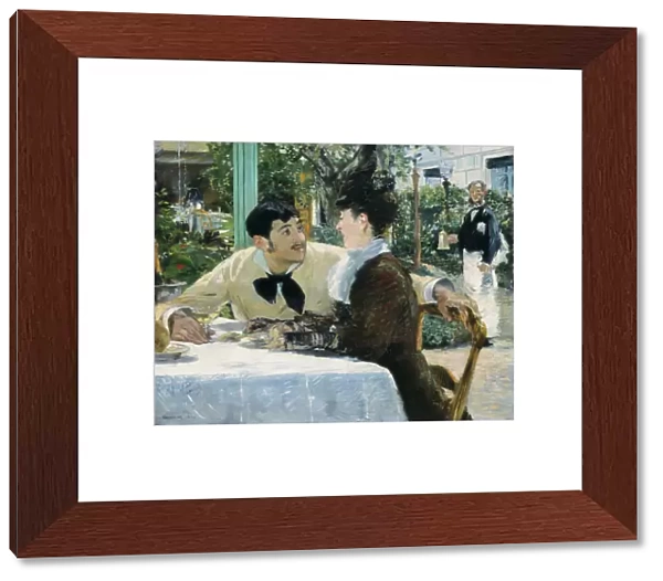 MANET, ɤouard (1832-1883). At P貥Lathuille