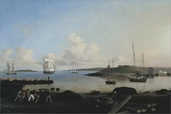 LANE, Fitz Hugh (1804-1865). The Fort and Ten