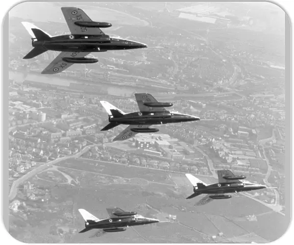 Four Folland Fo144 Gnat T1s including XP510 and XS109