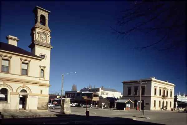 Beechworth - 19th-century gold town main street, Northeastern Victoria, Australia JLR07733