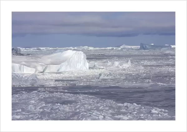 Pack Ice in Antarctica