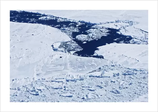 Ice Floe Magdalen Islands Canada