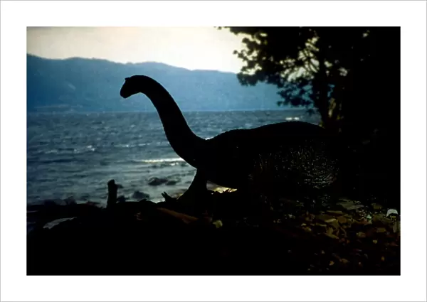 Reconstruction - Loch Ness Monster, on shore
