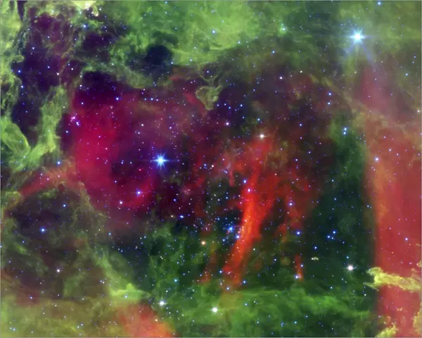 Rosette Nebula, infrared image