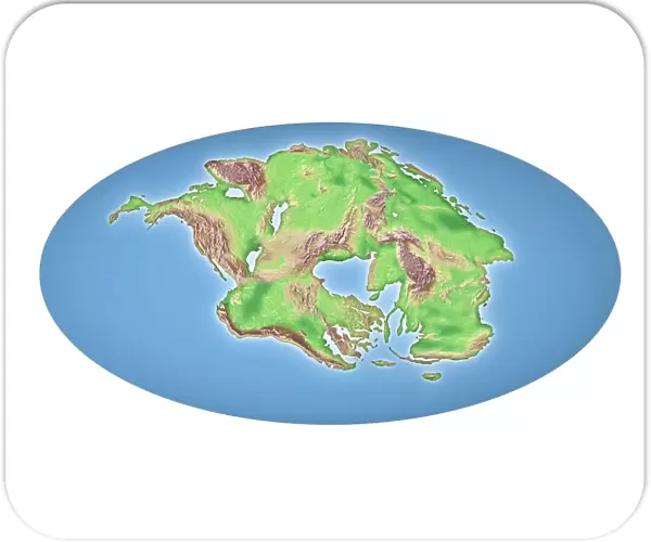 Continental drift after 250 million years