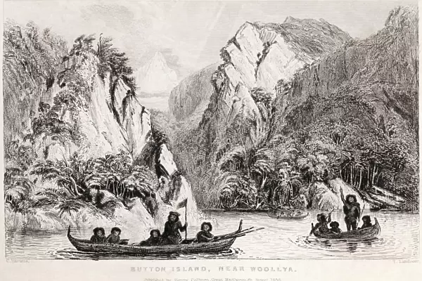 Fuegians from Darwins Beagle voyage