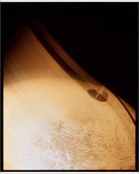 Part of an Earth globe, centred on Europe
