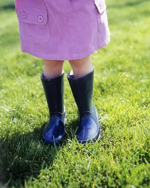 Girl in boots