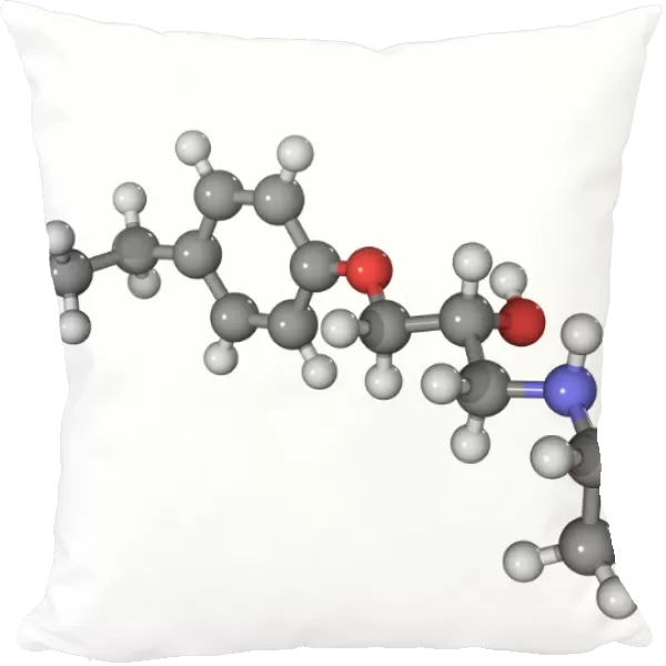 Metoprolol beta-blocker drug molecule