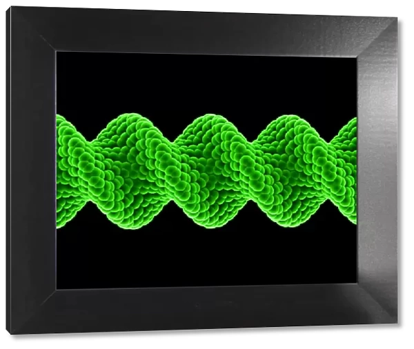 Twisted nanotube, molecular model
