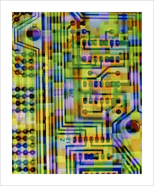 Abstract image of a circuit board