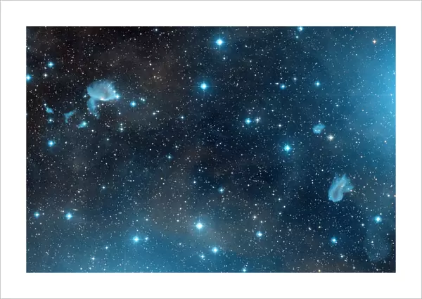 IC 423 and IC 426 reflection nebulae