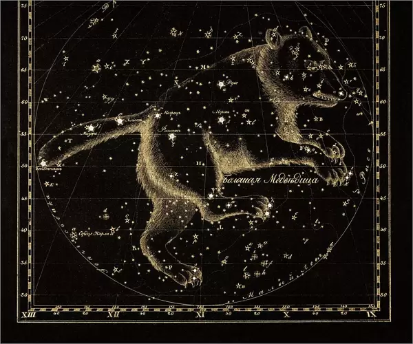 Ursa Major constellation, 1829 C016  /  4387