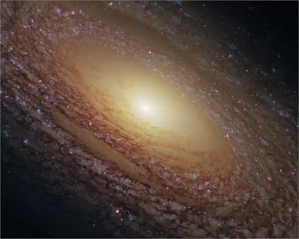 Spiral galaxy NGC 2841, HST image