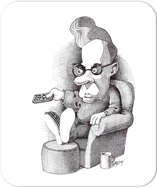 John Logie Baird, caricature