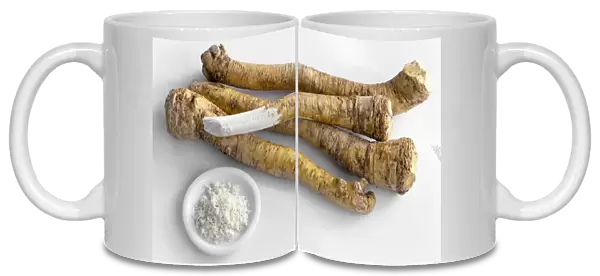 Horseradish roots and grated horseradish C015  /  8089