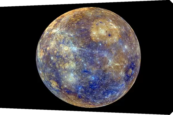 Mercury hemisphere, MESSENGER image C016  /  9722