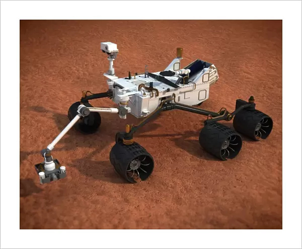 Curiosity Mars rover, artwork F007  /  6885