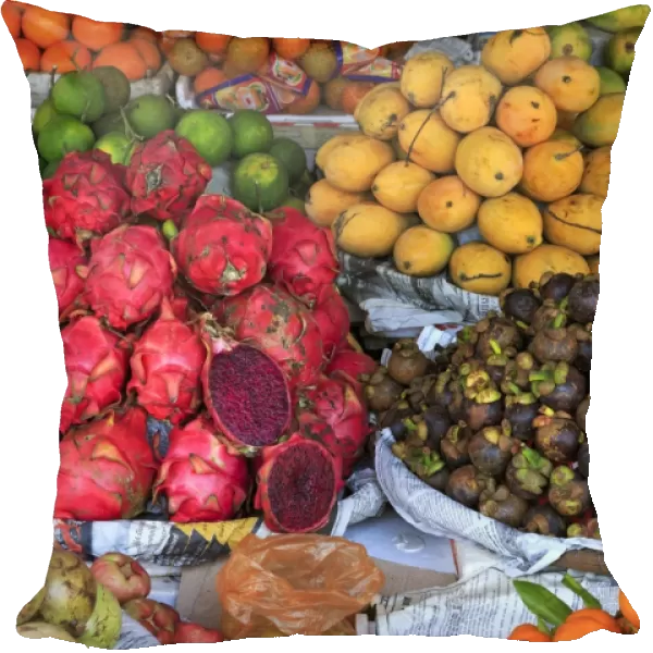 Fruit in Sihanoukville Market, Sihanouk Province, Cambodia, Indochina, Southeast Asia, Asia