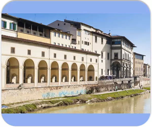 Galleria Vasariana and Uffizi, Florence (Firenze), UNESCO World Heritage Site, Tuscany, Italy, Europe